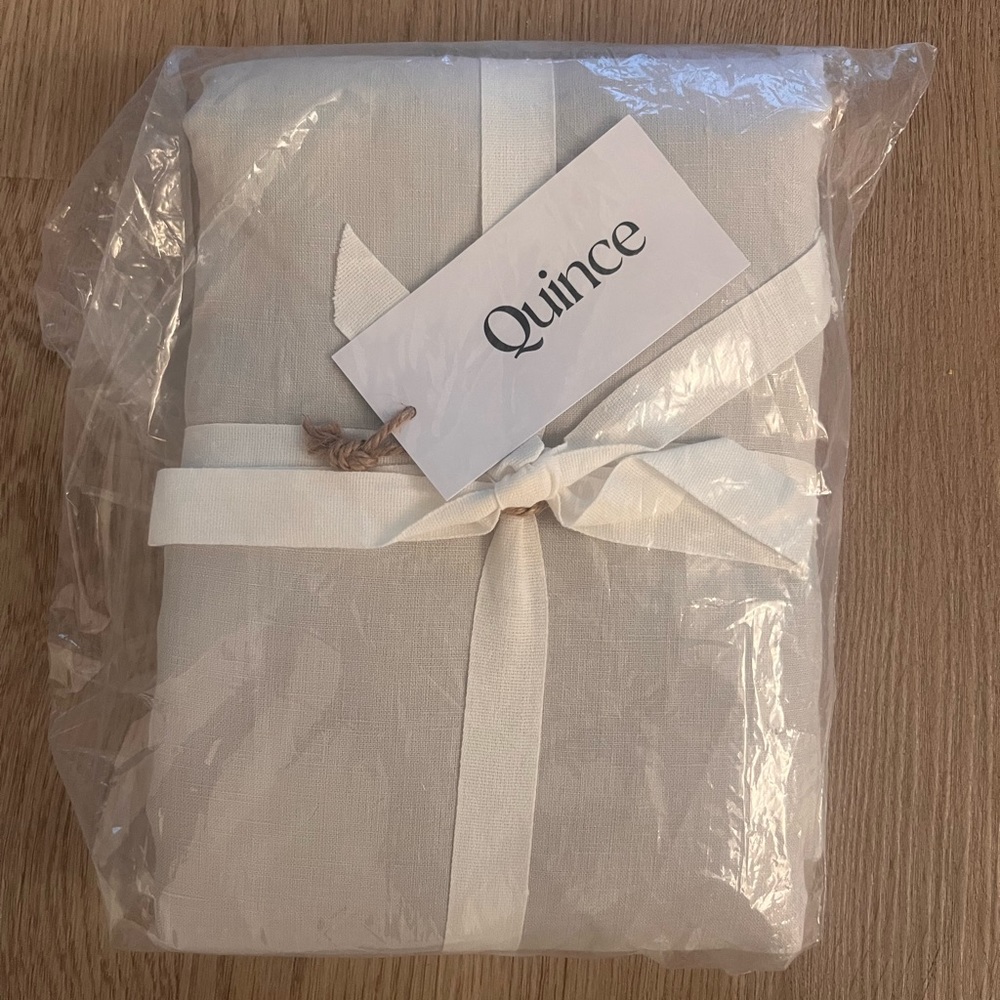 Quince Linen Shower Curtain